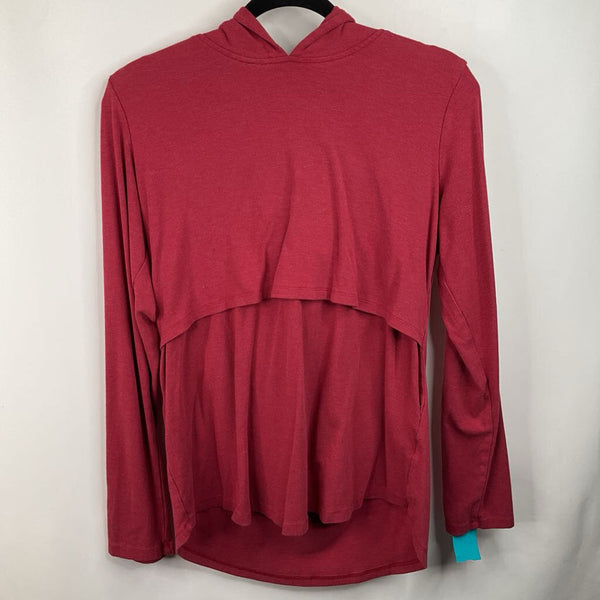 Size M: Angel Maternity Red Hoodie