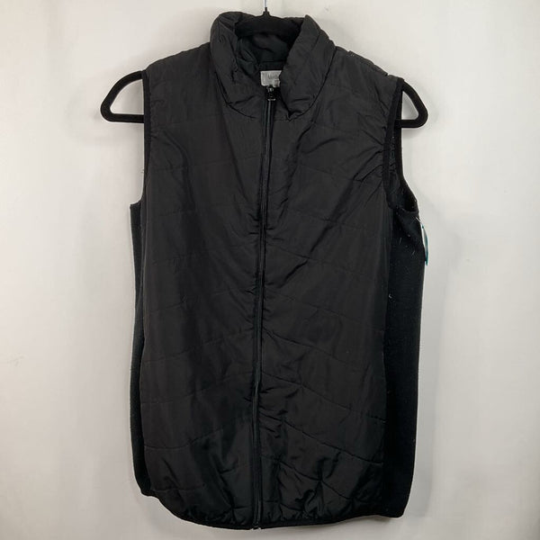 Size L: Motherhood Black Zip-Up Vest