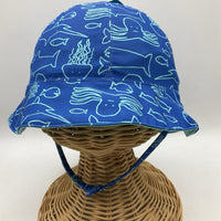 Size 12-24m: Tucker + Tate Blue Whale Print Sun Hat