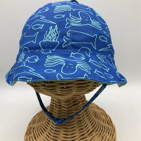 Size 12-24m: Tucker + Tate Blue Whale Print Sun Hat