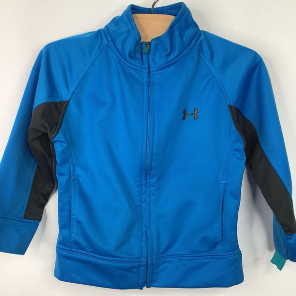 Size 2: Under Armour Blue Zip-Up Coat