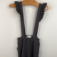 Size 2-3: Zara Grey Knitted Suspender Pants