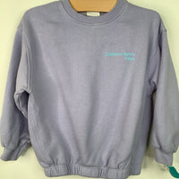 Size 4: Zara Purple "California Suny Vibes" Sweater