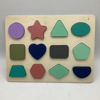 Colorful Wooden Shapes Puzzle
