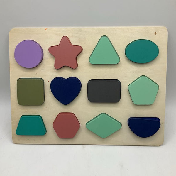 Colorful Wooden Shapes Puzzle