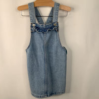 Size 3-4: Ming Blue Denim Overall Dress