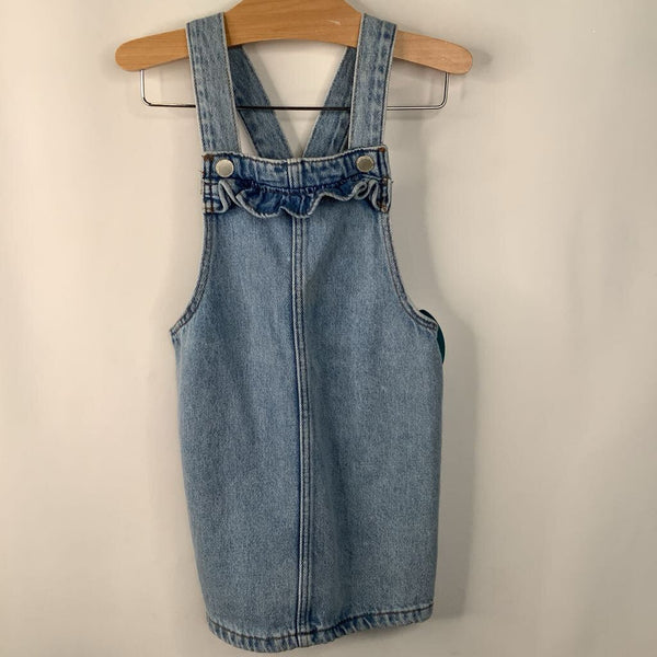 Size 3-4: Ming Blue Denim Overall Dress