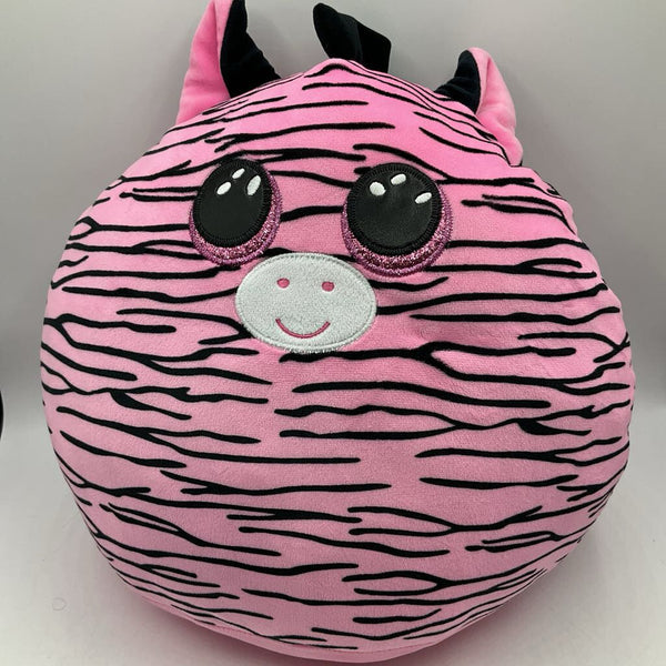 Ty Pink Zebra Plush