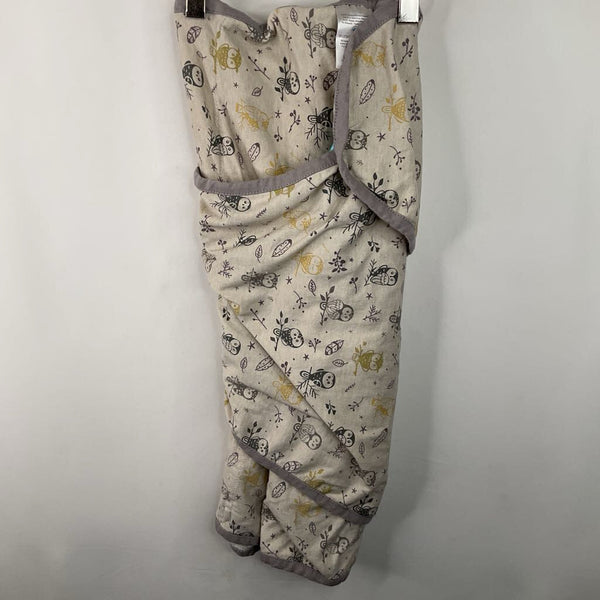 Size O/S: Miracle Blanket Grey Owl Print Swaddle Blanket