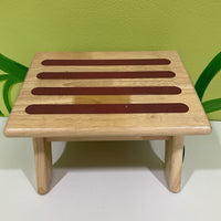 Wooden Adjustable Step Stool