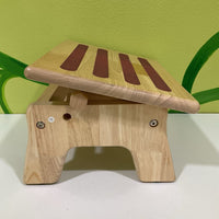 Wooden Adjustable Step Stool