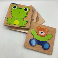 Small Wooden 5pc Puzzle Set