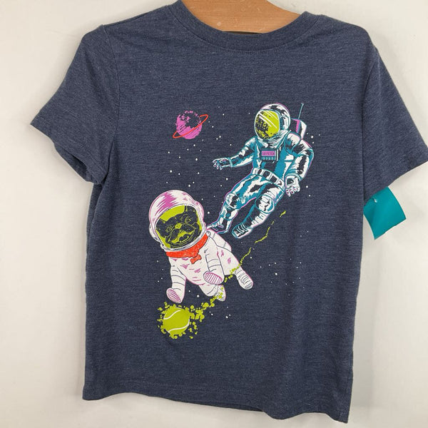 Size 4-5: Cat & Jack Blue Space Print T-Shirt