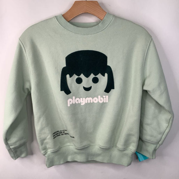 Size 8-9: Zara Green Playmobil Sweater