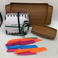 Wooden Tray Toddler Cooking Set