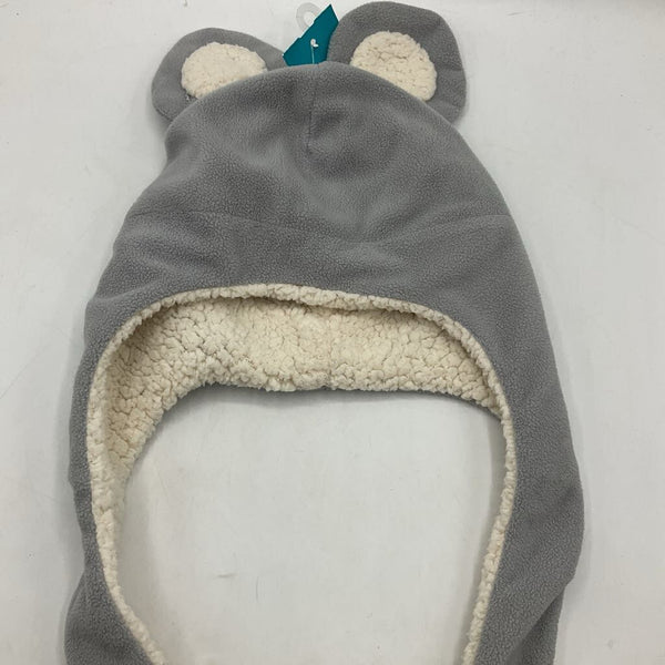 Size Toddler: Columbia Grey Fuzzy Hat W/Ears
