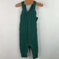 Size 0-3m (50): Hanna Andersson Green Knitted Tank Romper
