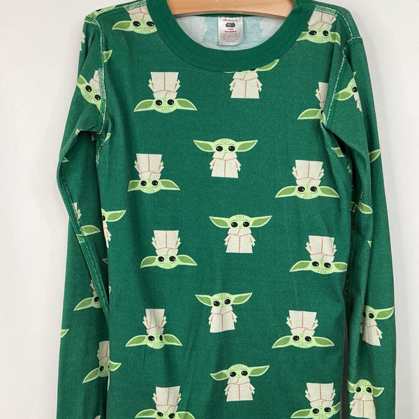 Size 12 (150): Hanna Andersson Green Grogu 2pc Pjs