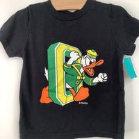 Size 2: Disney Black Mickey Mouse Oregon Ducks T-Shirt