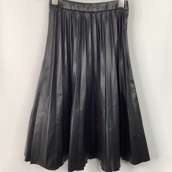 Size 6: Zara Black Leather Like Skirt