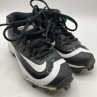 Size 12: Nike Black/White Lace-Up Baseball Cleats