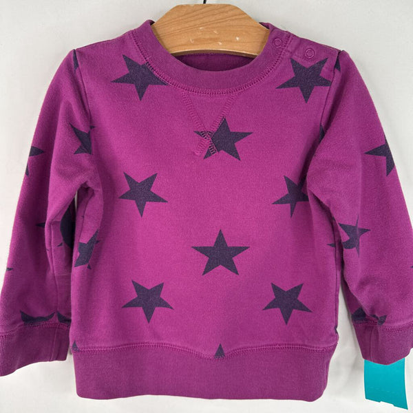 Size 12-18m: Primary Purple Stars Sweater