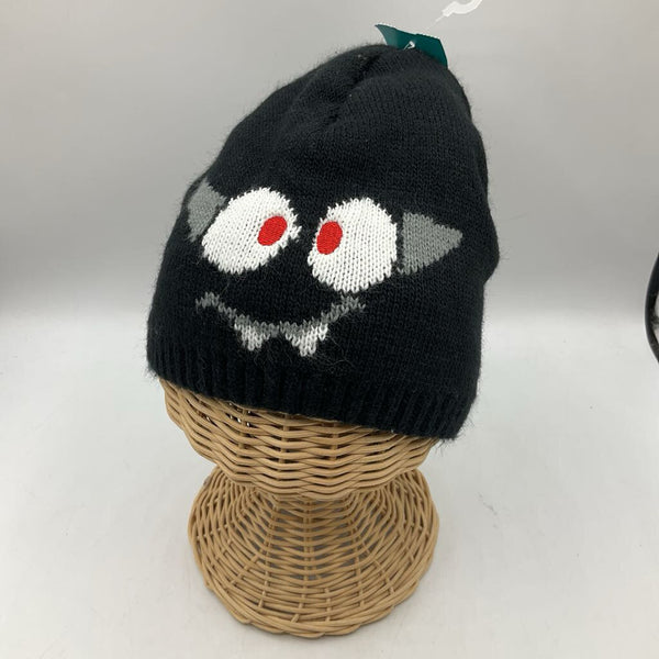 Size M: Buff Black Monster Face Knitted Beanie