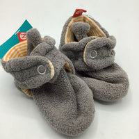 Size 12m: Zutano Grey Fleece Booties