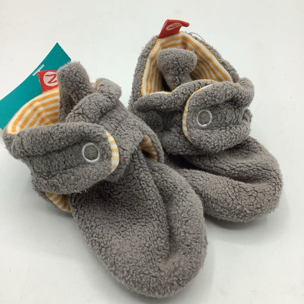 Size 12m: Zutano Grey Fleece Booties