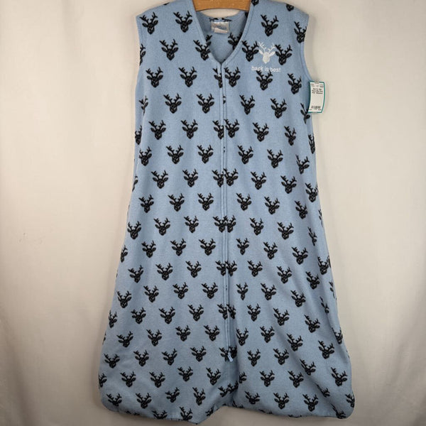 Size XL: Halo Fleece Blue Deer Print Sleepsack