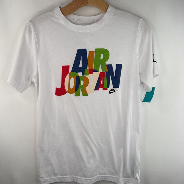 Size 12-13: Jordan White/Colorful "Air Jordan" T-Shirt
