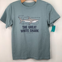 Size 12: Life Is Good Green "The Great White Shark" T-Shirt