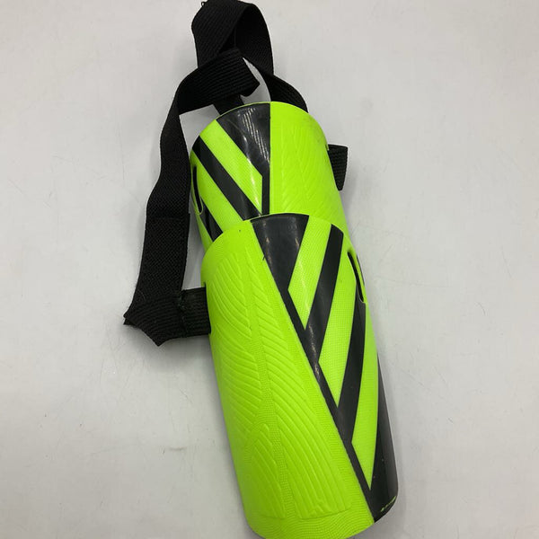 Size XS: Adidas Green/Black Shin Guards