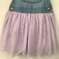 Size 4: Osh Kosh B'Gosh Blue/Purple Unicorn Overall Dress