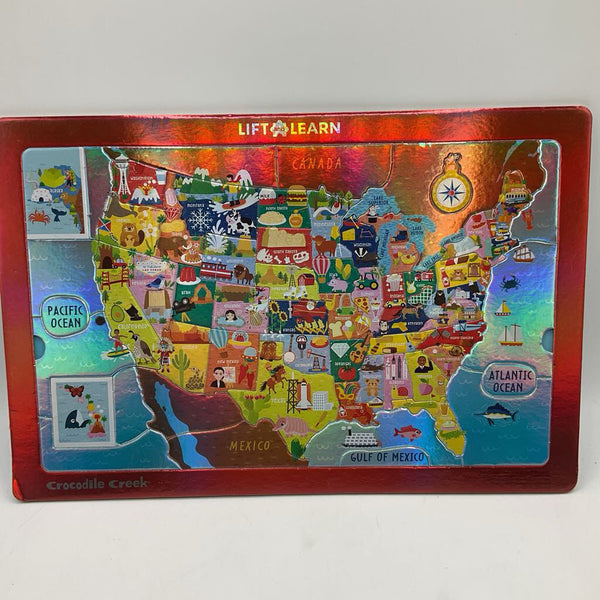 Lift & Learn USA Holographic Puzzle