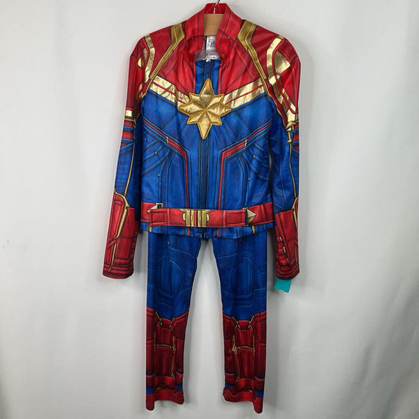 Size 7-8: Disney Captain Marvel 4pc Costume