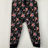 Size 2: Tea Black Floral Pants