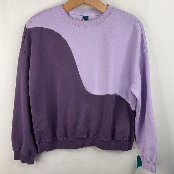 Size 14-16: Old Navy 2 Tone Purple Sweatshirt