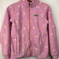 Size 14-16: Columbia Pink Fleece Zip Up Jacket