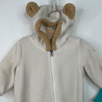 Size 0-3m: Columbia White Fleece Bunting