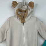 Size 0-3m: Columbia White Fleece Bunting