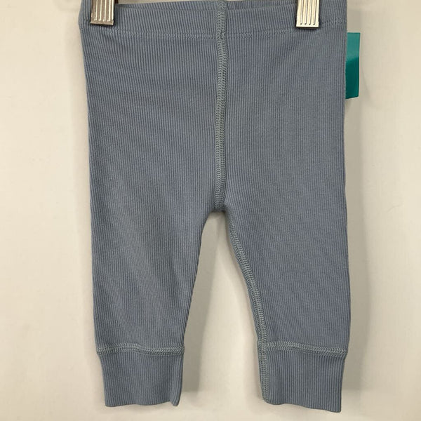 Size 3-6m (60): Hanna Andersson Blue Ribbed Legging Pants