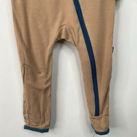 Size 9-12m: Kickee Pants Brown 1pc Pjs