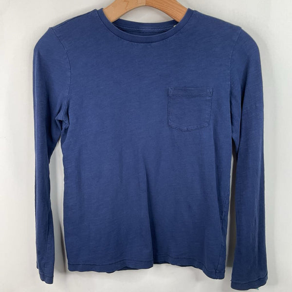 Size 9-10: Mini Boden Blue Long Sleeve Shirt