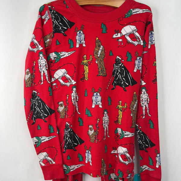 Size 10 (140): Hanna Andersson Red Star Wars Characters 2pc Pjs