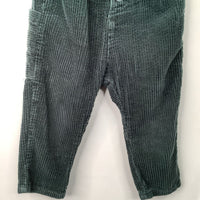 Size 18-24m: Zara Dark Green Corduroy Overalls