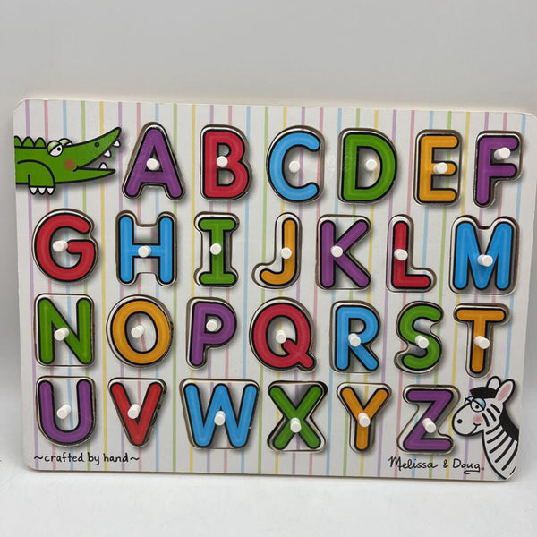 Melissa & Doug ABC Wooden Peg Puzzle