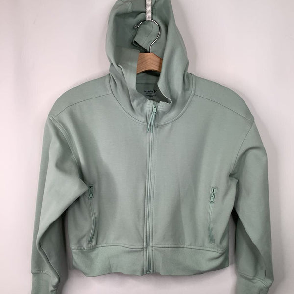 Size 10-12: Old Navy Green Zip-Up Hoodie