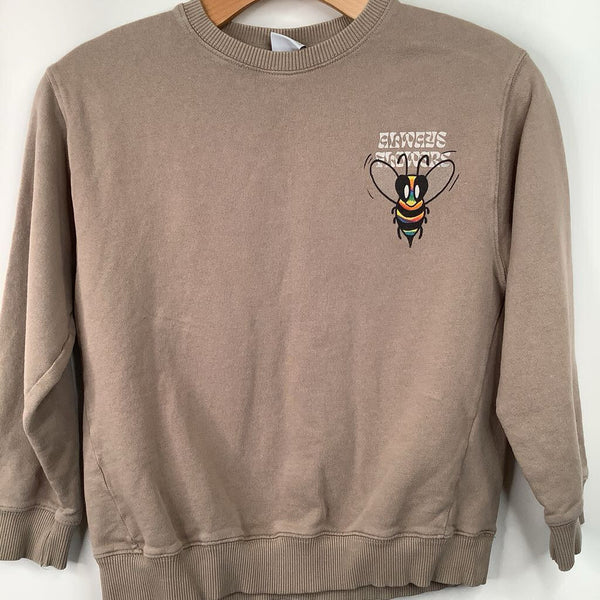 Size 9: Zara Brown Colorful Fly Sweater