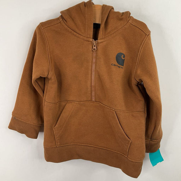 Size 12m: Carhartt Brown Zip-Up Hoodie